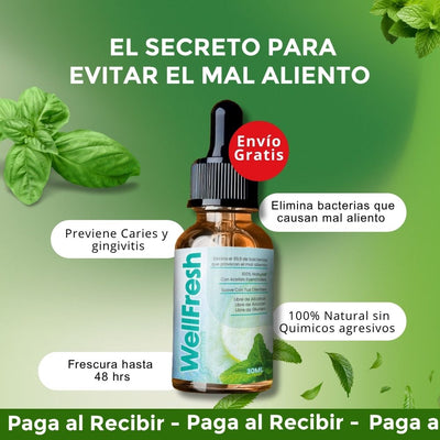 Well Fresh - Aceites esenciales para el mal aliento de raíz