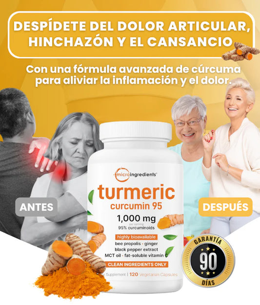 Turmeric Curcumin 95% - Único en Venezuela
