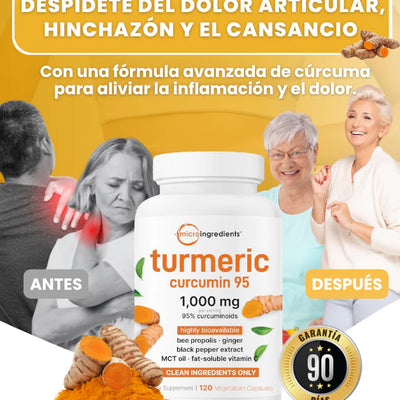 Turmeric Curcumin 95% - Único en Venezuela