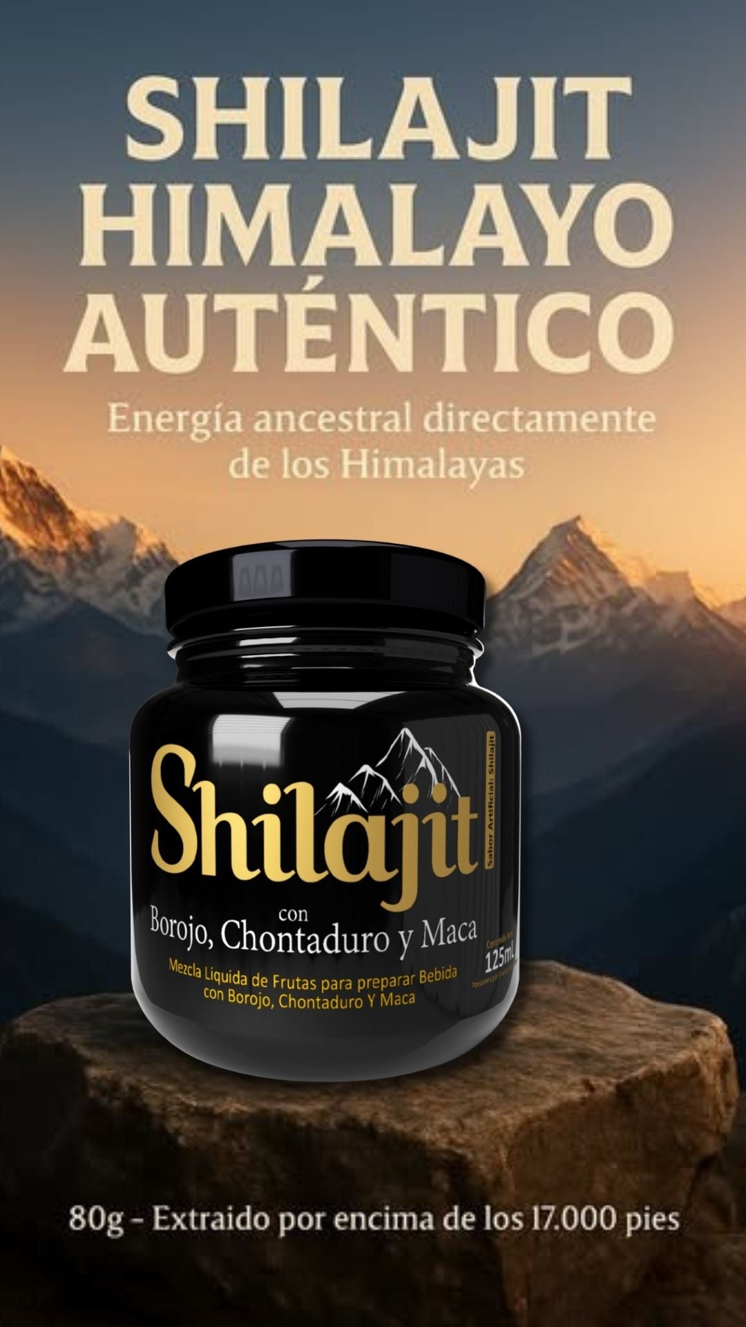 Shilajit del Himalaya: toma el control de una vida sana y equilibrada. (IMPORTADO) único en Caracas