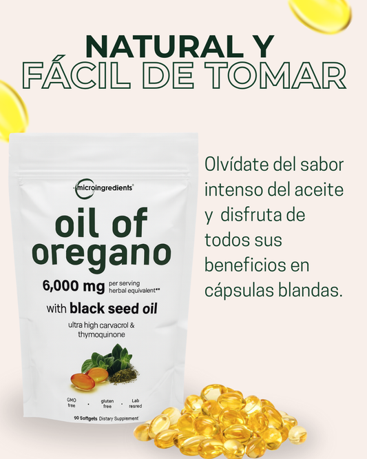 Aceite de oregano - Único en Caracas