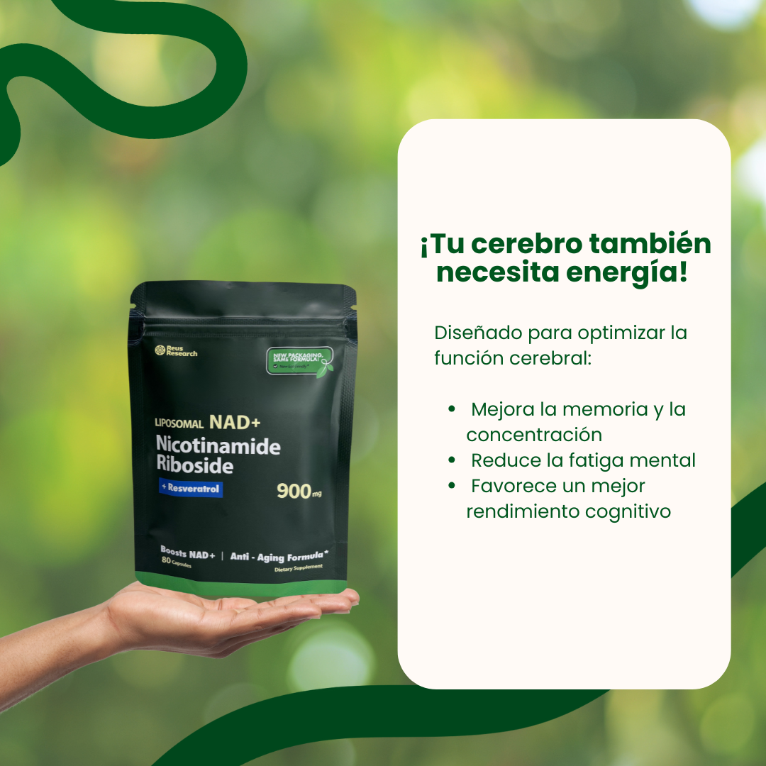 Suplemento NAD+ para el envejecimiento, la energía y la concentración (IMPORTADO) único en Caracas