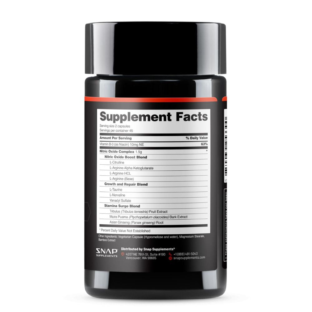 Más Fuerza — Nitric Oxide · Importado USA