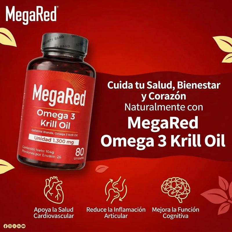 MegaRed Omega 3s® – Impulsa tu testosterona y energía natural