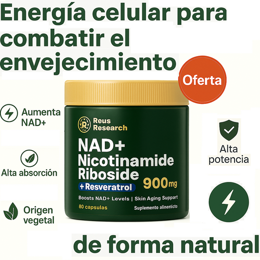 NAD+ NICOTINAMIDA RIBOSIDE y RESVERATROL LAND