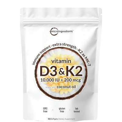 Vitamina D3 & K2 - Con Registro Sanitario