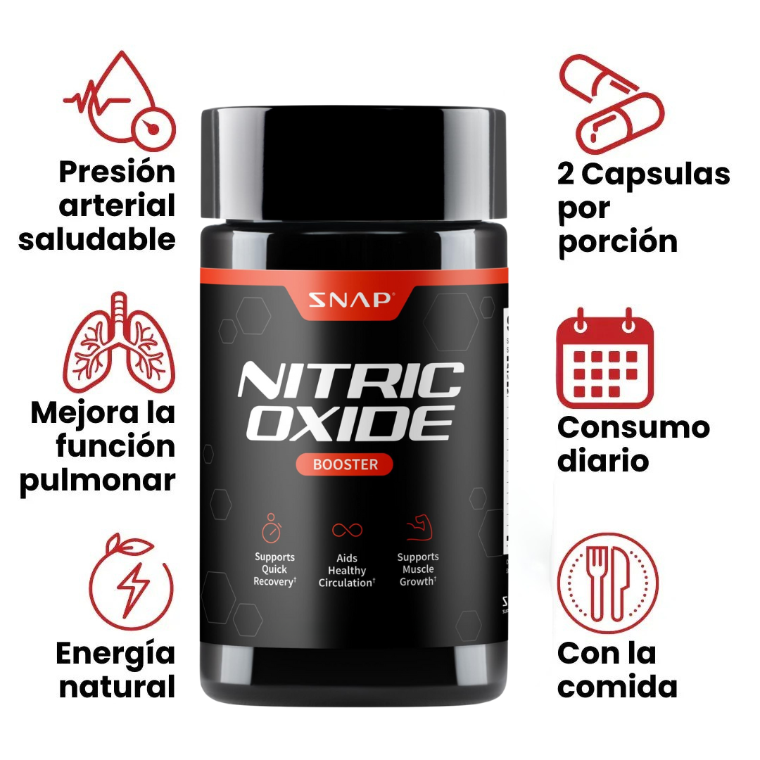 Más Fuerza — Nitric Oxide · Importado USA